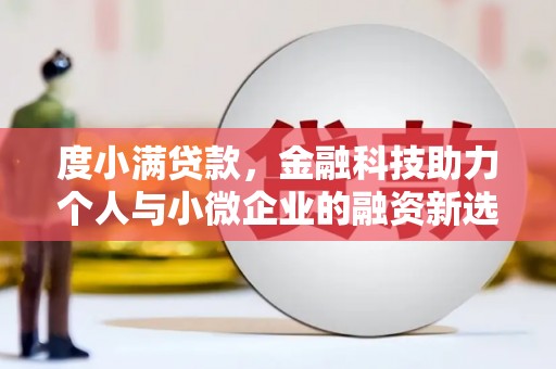凤庆度小满贷款，金融科技助力个人与小微企业的融资新选择