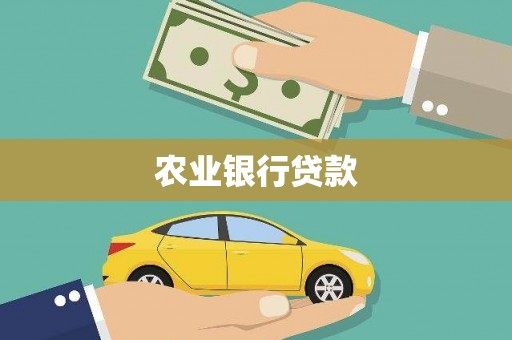 凤庆农业银行贷款