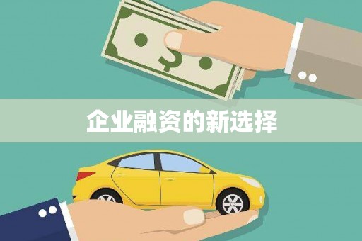 凤庆企业融资的新选择