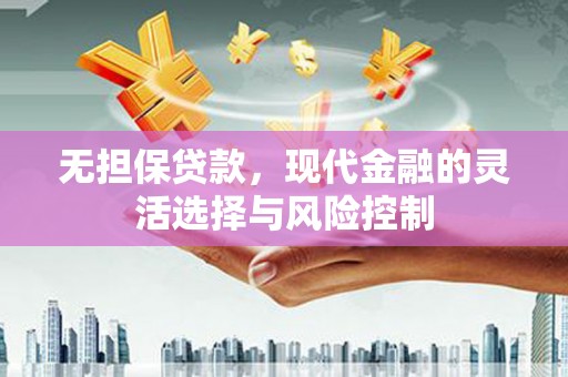 凤庆无担保贷款，现代金融的灵活选择与风险控制