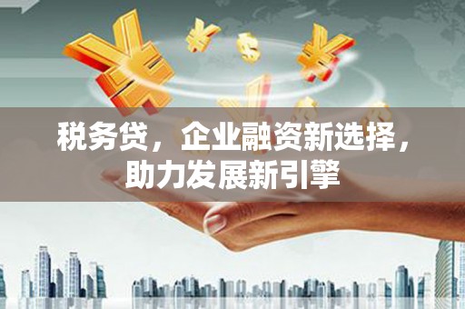 凤庆税务贷，企业融资新选择，助力发展新引擎