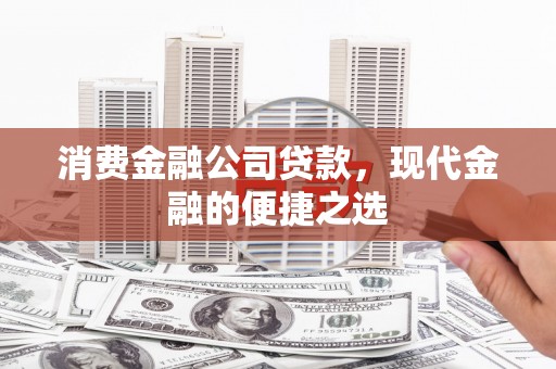 凤庆消费金融公司贷款，现代金融的便捷之选