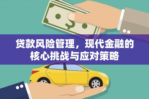 凤庆贷款风险管理，现代金融的核心挑战与应对策略
