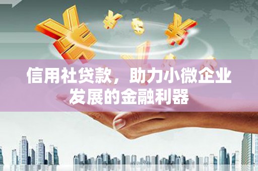 凤庆信用社贷款，助力小微企业发展的金融利器