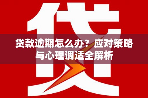 凤庆贷款逾期怎么办？应对策略与心理调适全解析