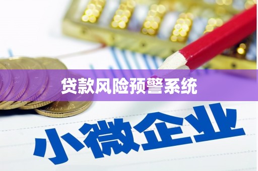凤庆贷款风险预警系统